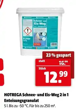 Der Grissemann HOTREGA Schnee- und Eis-Weg 2 in 1 Enteisungsgranulat Angebot