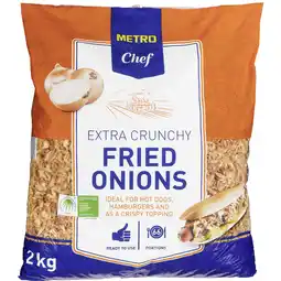 Metro Röstzwiebeln, Preisangabe ohne MwSt. (Preis inkl. MwSt. 12,75 €), METRO Angebot