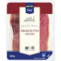 Metro Prosciutto Crudo, Preisangabe ohne MwSt. (Preis inkl. MwSt. 10,99 €), METRO Angebot