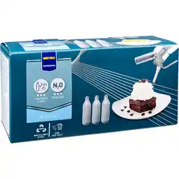 Metro Sahnekapseln, Preisangabe ohne MwSt. (Preis inkl. MwSt. 0,50 €), METRO Angebot