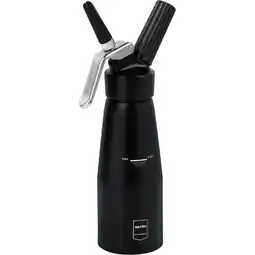 Metro Sahnespender schwarz 0,5 l, Preisangabe ohne MwSt. (Preis inkl. MwSt. 29,99 €), METRO Angebot