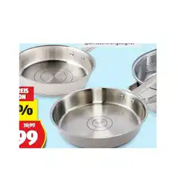 Hofer Edelstahl Topf/Pfanne Topf Ø 16 cm mit Glasdeckel oder Pfanne Ø 24 cm HOFER Angebot