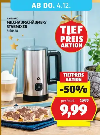 Milchaufschäumer stabmixer