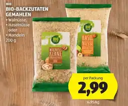 Hofer Bio backzutaten gemahlen Angebot
