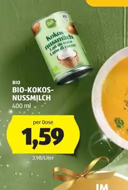 Hofer Bio kokosnussmilch Angebot