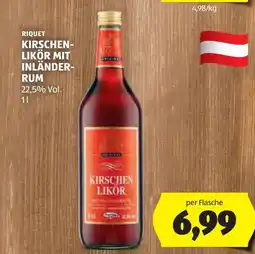 Hofer Kirschen likör mit inländ rum Angebot