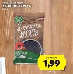 Hofer Waldviertler mohn Angebot