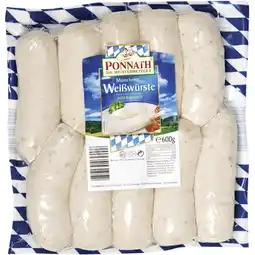 Metro Ponnath Münchner Weisswurst XXL, Preisangabe ohne MwSt. (Preis inkl. MwSt. 4,39 €), METRO Angebot