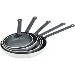 Metro Pfannenset Aluminium 5-tlg., Preisangabe ohne MwSt. (Preis inkl. MwSt. 65,99 €), METRO Angebot