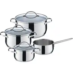 Metro Topfset Bellano 7-tlg., Preisangabe ohne MwSt. (Preis inkl. MwSt. 95,99 €), METRO Angebot