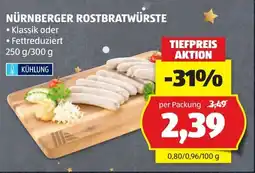 Hofer Nürnberger rostbratwürste Angebot
