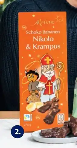 Hofer Schokobananen nikolo & krampus Angebot