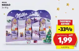 Hofer Milka nikolo Angebot