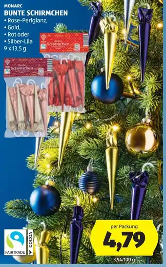 Hofer Bunte schirmchen Angebot