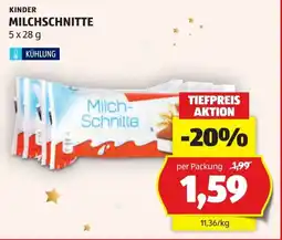 Hofer Kinder milchschnitte Angebot