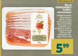 Billa Billa benusswelt truffel- rohschinken Angebot
