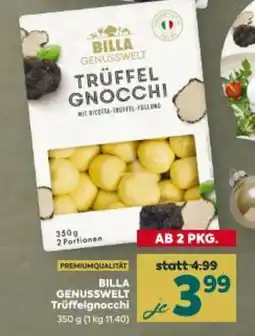 Billa BILLA GENUSSWELT Trüffelgnocchi Angebot