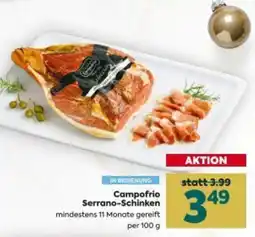 Billa Campofrio Serrano-Schinken Angebot