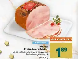 Billa Radatz Preiselbeerschinken Angebot