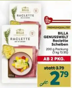 Billa Billa genusswelt raclette scheiben Angebot