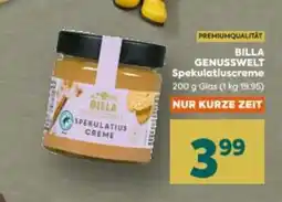 Billa GENUSSWELT Spekulatiuscreme Angebot