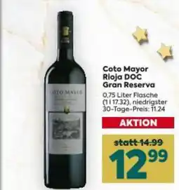 Billa Coto Mayor Rioja DOC Gran Reserva Angebot