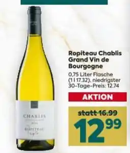 Billa Ropiteau Chablis Grand Vin de Bourgogne Angebot