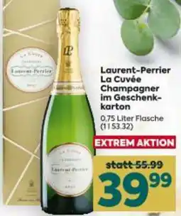 Billa Laurent-Perrier La Cuvée Champagner im Geschenk- karton Angebot