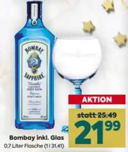 Billa Bombay inkl. Glas Angebot