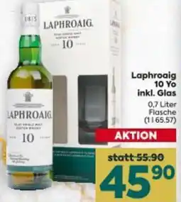 Billa Laphroaig 10 Yo inkl. Glas Angebot