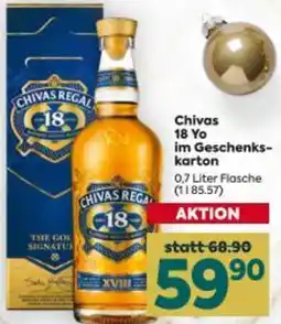 Billa Chivas 18 Yo im Geschenks- karton Angebot
