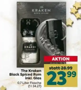 The kraken black spiced rum inkl. glas