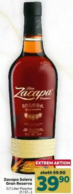 Billa Zacapa solera gran reserva Angebot