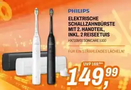 Expert Elektrische schallzahnbürste mit 2. handteil, inkl. 2 reiseetuis Angebot