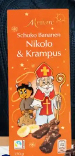 Hofer Monarc Schokobananen Nikolo & Krampus Angebot