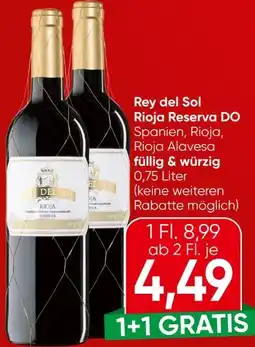 Spar Rey del Sol Rioja Reserva Angebot