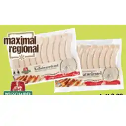 Maximarkt Urfahranermarkt Bratwürstel oder Linzer Kalbsbratwürstel Maximarkt Angebot