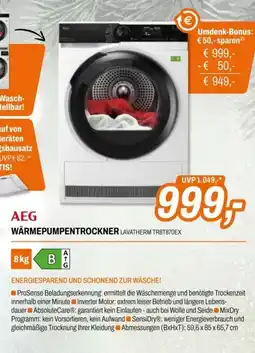 Expert Aeg wärmepumpentrockner Angebot
