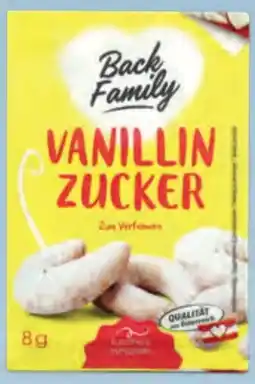 Hofer Back Family Vanillin Zucker Angebot