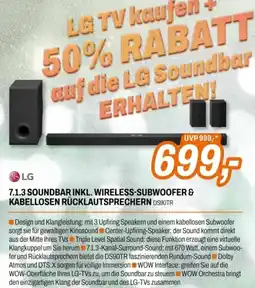 Expert 7.1.3 soundbar inkl. wireless-subwoofer & kabellosen rücklautsprechern Angebot