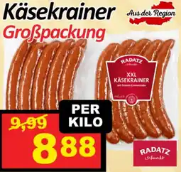 Wurstico Käsekrainer Angebot
