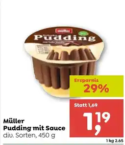 ADEG Müller Pudding mit Sauce Angebot