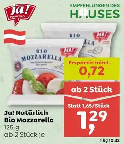 ADEG Ja! Natürlich Bio Mozzarella Angebot