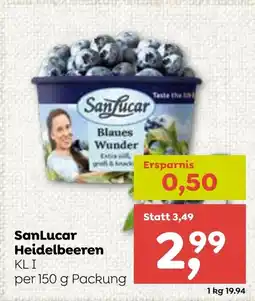 ADEG SanLucar Heidelbeeren Angebot