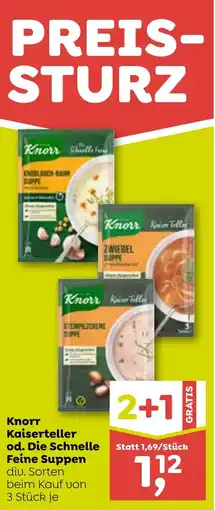 ADEG Knorr Kaiserteller od. Die Schnelle Feine Suppen Angebot