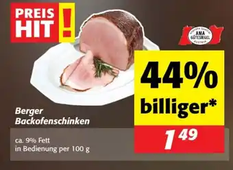 Berger Backofenschinken