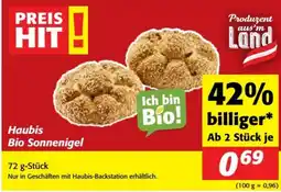Nah&Frisch Haubis Bio Sonnenigel Angebot
