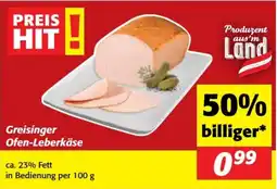 Nah&Frisch Greisinger Ofen-Leberkäse Angebot