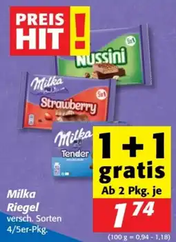 Nah&Frisch Milka Riegel Angebot