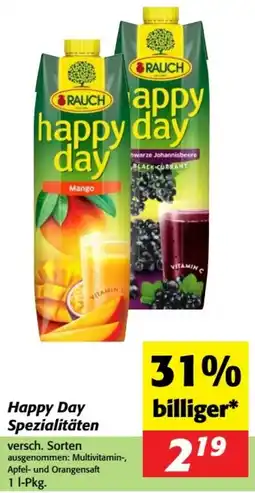 Nah&Frisch Happy Day Spezialitäten Angebot